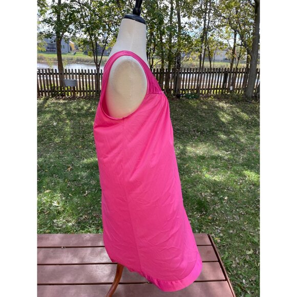 Vanity Fair Pink Nylon Sleeveless Nightgown XL Made In USA - Picture 8 of 10